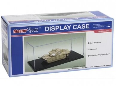 Trumpeter - Display case (Karp mudelile), for 1/48, 1/72 scale kits,210x100x80mm, 09817