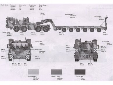 Trumpeter - Faun SLT-56 Panzertransporter, 1/35, 00203 7
