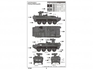 Trumpeter - M1134 Stryker anti-tank guided missile, 1/72, 07425 11 Trumpeter - M1134 Stryker anti-tank guided missile, 1/72, 07425 11