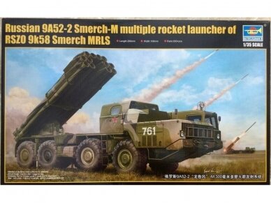 Trumpeter - Soviet 9A52-2 Smerch-M Multiple Rocket Launcher, 1/35, 01020