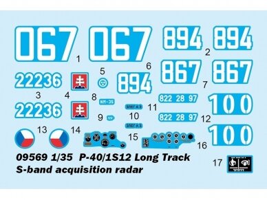 Trumpeter - P-40/1S12 Long Track S-band acquisition radar, 1/35, 09569 3