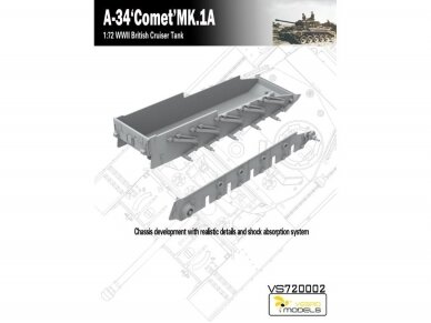 VESPID MODELS - A-34 Comet MK.1A British Cruiser Tank, 1/72, 720002 3