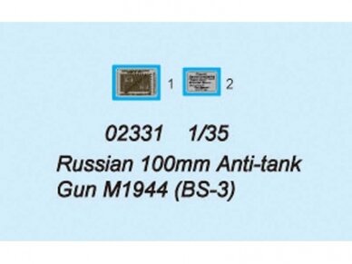 Trumpeter - Russian 100mm Anti-tank Gun M1944 (BS-3), 1/35, 02331 2