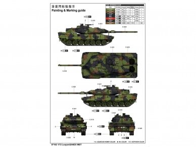 Trumpeter - Leopard 2A6EX main battle tank, export variant, 1/72, 07192 9