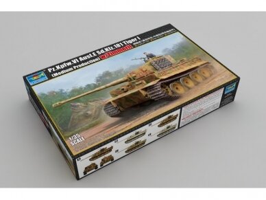 Trumpeter - Pz.Kpfw. VI Ausf. E Sd.Kfz. 181 Tiger I (Medium Production) w/ Zimmerit, 1/35, 09539