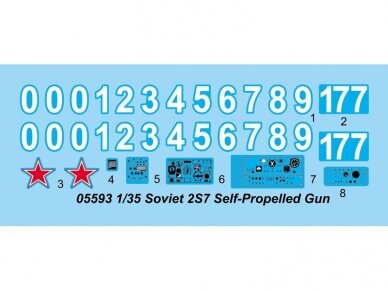 Trumpeter - Soviet 2S7 Self-Propelled Gun, 1/35, 05593 1