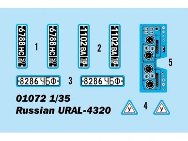 Trumpeter - Russian Ural 4320, 1/35, 01072 7