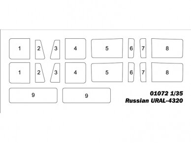 Trumpeter - Russian Ural 4320, 1/35, 01072 8