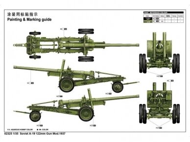 Trumpeter - Soviet A-19 122mm Gun Mod. 1931/1937, 1/35, 02325 1
