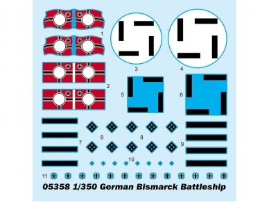 Trumpeter - German Bismarck Battleship, 1/350, 05358 2