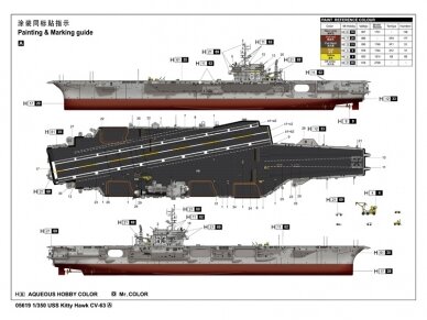 Trumpeter - USS Kitty Hawk CV-63, 1/350, 05619 4 Trumpeter - USS Kitty Hawk CV-63, 1/350, 05619 4