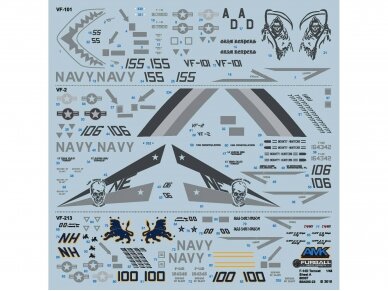 AMK - Grumman F-14D Super Tomcat, 1/48, 88007 1