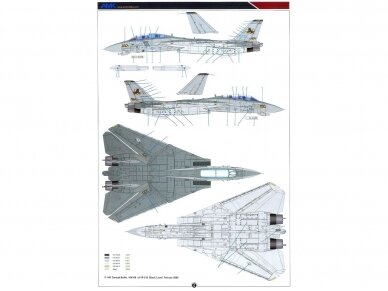 AMK - Grumman F-14D Super Tomcat, 1/48, 	88007 23