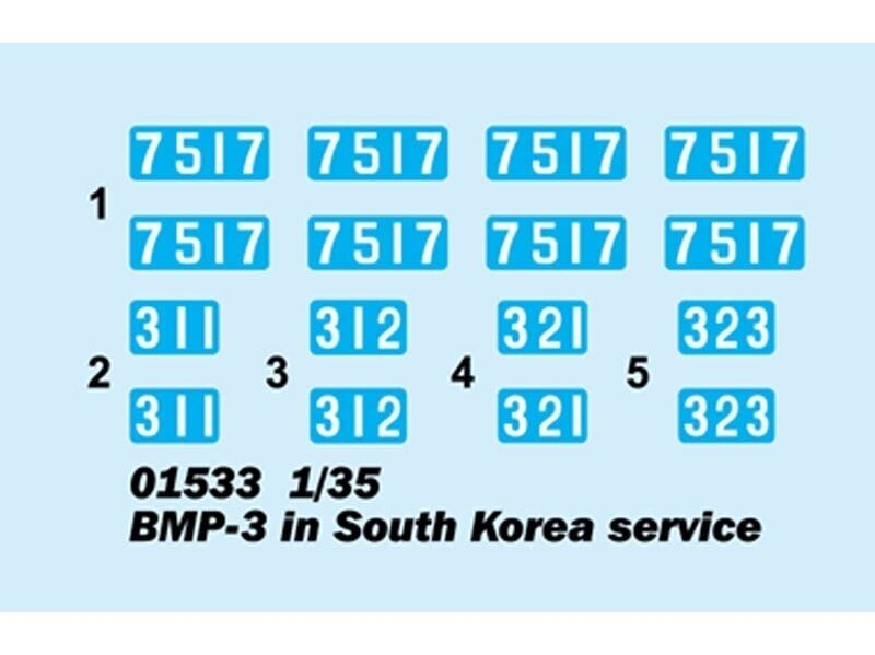 Trumpeter - BMP-3 in South Korea service, 1/35, 01533 2 Trumpeter - BMP-3 in South Korea service, 1/35, 01533 2