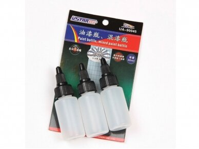 U-Star - Bottles For Paint Mixing 30ml (3 pcs.), 90045