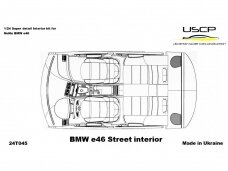 USCP - BMW e46 Street interior detail-up set, 1/24, 24T045