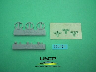 USCP - Sport Steering Wheels set, 1/24, USCP-24A055 4