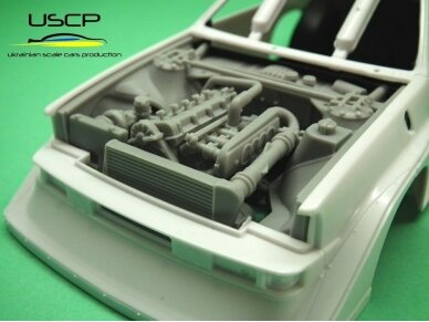 USCP - Super detail engine bay kit for Audi Quattro S1, 1/24, 24T028 12