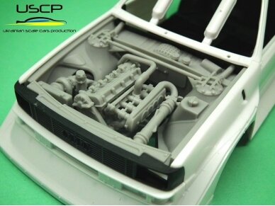 USCP - Super detail engine bay kit for Audi Quattro S1, 1/24, 24T028 1