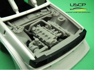 USCP - Super detail engine bay kit for Audi Quattro S1, 1/24, 24T028 8
