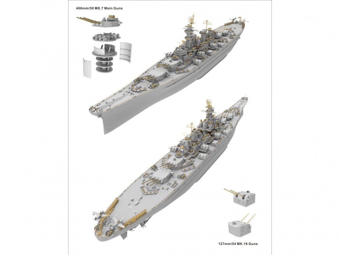 Very Fire - U.S. Navy Battleship USS Montana BB-67 Deluxe Version, 1/350, VF350913DX 4 Very Fire - U.S. Navy Battleship USS Montana BB-67 Deluxe Version, 1/350, VF350913DX 4