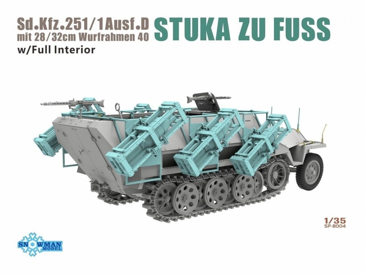 VESPID MODELS - Stuka zu Fuss Sd.Kfz.251/1 Ausf.D, 1/35, SP-8004 1 VESPID MODELS - Stuka zu Fuss Sd.Kfz.251/1 Ausf.D, 1/35, SP-8004 1