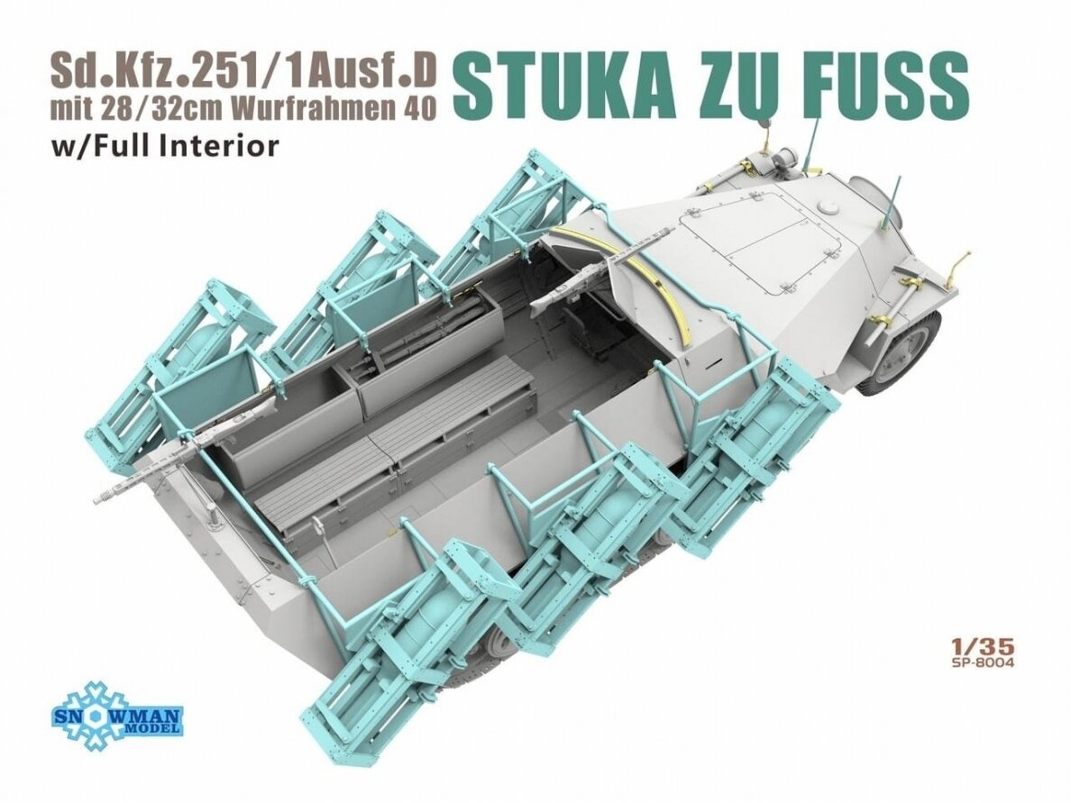 VESPID MODELS - Stuka zu Fuss Sd.Kfz.251/1 Ausf.D, 1/35, SP-8004 2 VESPID MODELS - Stuka zu Fuss Sd.Kfz.251/1 Ausf.D, 1/35, SP-8004 2