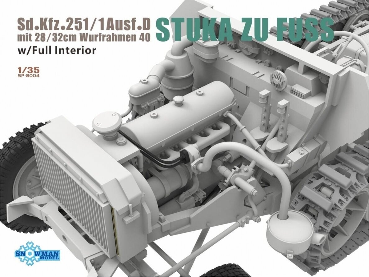 VESPID MODELS - Stuka zu Fuss Sd.Kfz.251/1 Ausf.D, 1/35, SP-8004 3 VESPID MODELS - Stuka zu Fuss Sd.Kfz.251/1 Ausf.D, 1/35, SP-8004 3