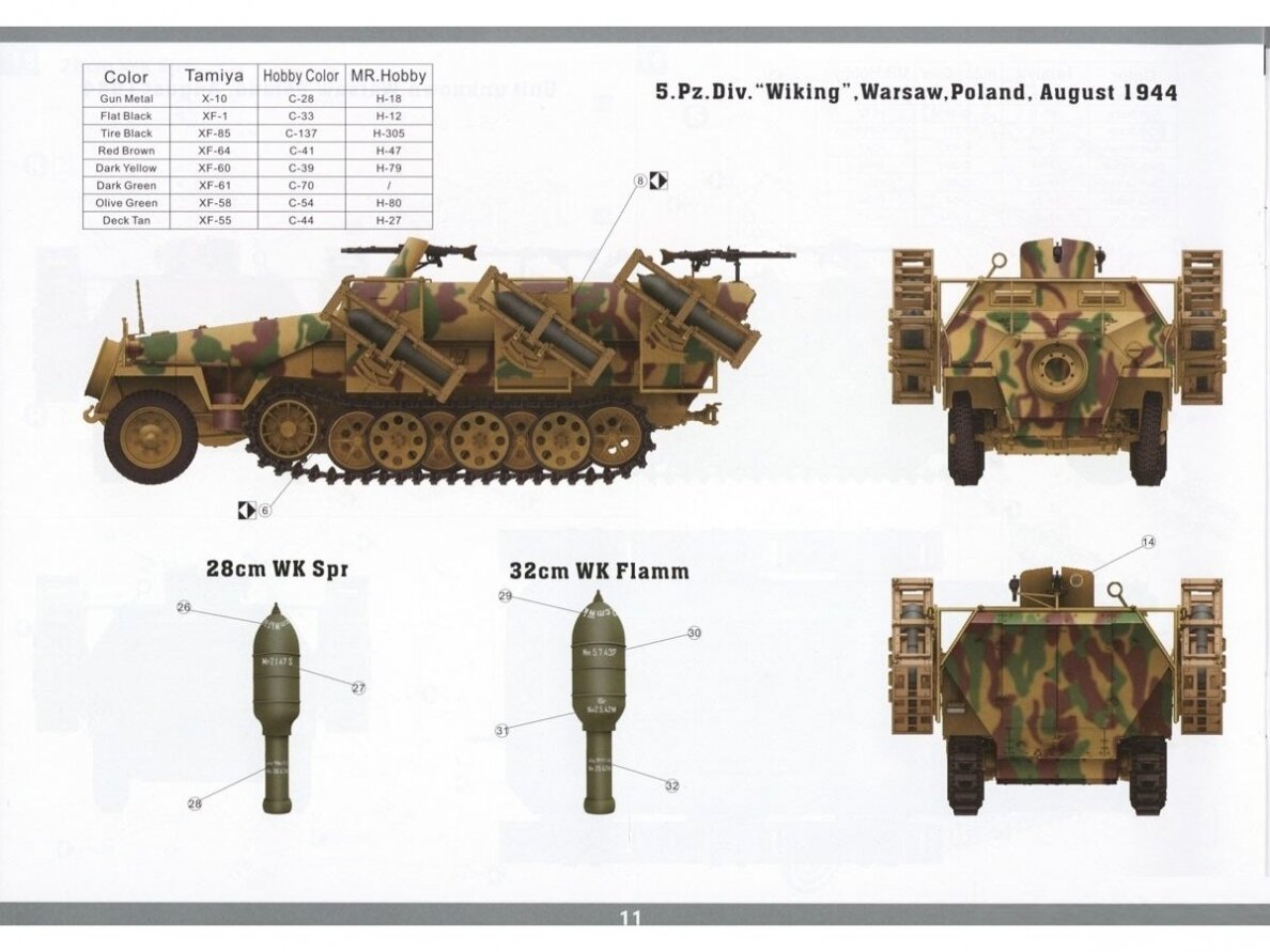 VESPID MODELS - Stuka zu Fuss Sd.Kfz.251/1 Ausf.D, 1/35, SP-8004 8 VESPID MODELS - Stuka zu Fuss Sd.Kfz.251/1 Ausf.D, 1/35, SP-8004 8