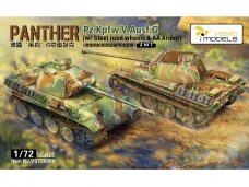 VESPID MODELS - Panther Pz.Kpfw. V Ausf. G (w/Steel road wheels & AA Armour), 1/72, 720009