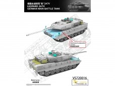 VESPID MODELS - Leopard 2A7V German Main Battle Tank, 1/72, 720016