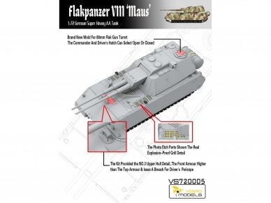 VESPID MODELS - Flakpanzer VIII "MAUS", 1/72, 720005 1