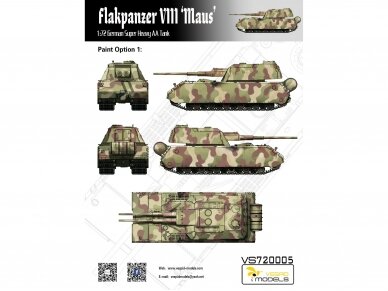 VESPID MODELS - Flakpanzer VIII "MAUS", 1/72, 720005 6