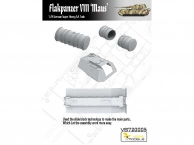 VESPID MODELS - Flakpanzer VIII "MAUS", 1/72, 720005 4