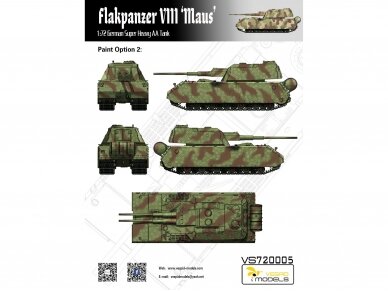 VESPID MODELS - Flakpanzer VIII "MAUS", 1/72, 720005 7