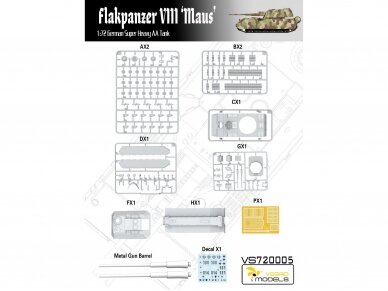 VESPID MODELS - Flakpanzer VIII "MAUS", 1/72, 720005 5