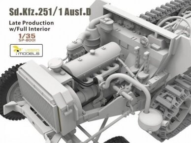VESPID MODELS - Sd.kfz.251/1 Ausf.D, 1/35, SP-8001 5