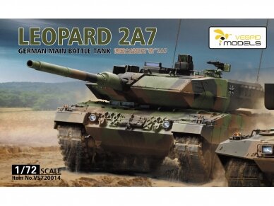 VESPID MODELS - Leopard 2A7 German Main Battle Tank, 1/72, 720014