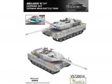 VESPID MODELS - Leopard 2A7 German Main Battle Tank, 1/72, 720014 2