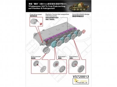 VESPID MODELS - Flakpanzer 341 3,7cm Flakzwilling auf Fahrgestell Panther G, 1/72, 720013 2 VESPID MODELS - Flakpanzer 341 3,7cm Flakzwilling auf Fahrgestell Panther G, 1/72, 720013 2