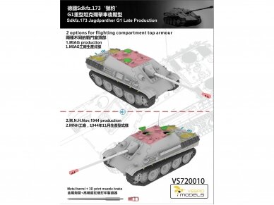 VESPID MODELS - SdKfz.173 G1 Jagdpanther Late Production, 1/72, 720010 1