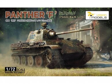 VESPID MODELS - Pz.Kpfw.V PANTHER 'F' (75mm Kw.K. L/70), 1/72, 720011 VESPID MODELS - Pz.Kpfw.V PANTHER 'F' (75mm Kw.K. L/70), 1/72, 720011