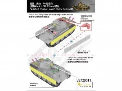 VESPID MODELS - Pz.Kpfw.V PANTHER 'F' (75mm Kw.K. L/70), 1/72, 720011 1 VESPID MODELS - Pz.Kpfw.V PANTHER 'F' (75mm Kw.K. L/70), 1/72, 720011 1