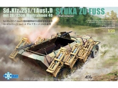 VESPID MODELS - Stuka zu Fuss Sd.Kfz.251/1 Ausf.D, 1/35, SP-8004 VESPID MODELS - Stuka zu Fuss Sd.Kfz.251/1 Ausf.D, 1/35, SP-8004
