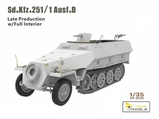 VESPID MODELS - Sd.kfz.251/1 Ausf.D, 1/35, SP-8001 1