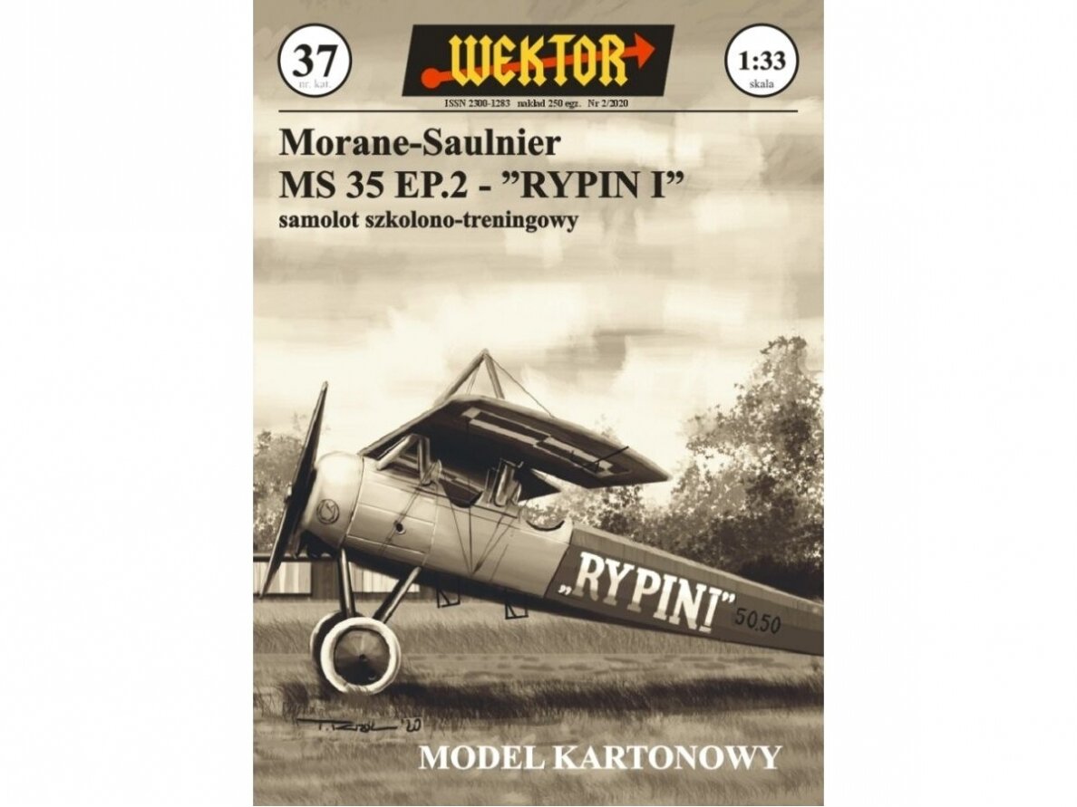 Wektor - Morane-Saulnier MS 35 "RYPIN I", 1/33, WEK37