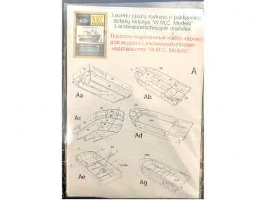 WMC - Landwasserschlapper (LWS) iš faneros Lazeriu pjautas rėmas, 1/25, 11-2