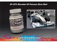 Zero Paints - Mercedes GP Petronas Silver nitro dažai, 60ml, ZP-1079