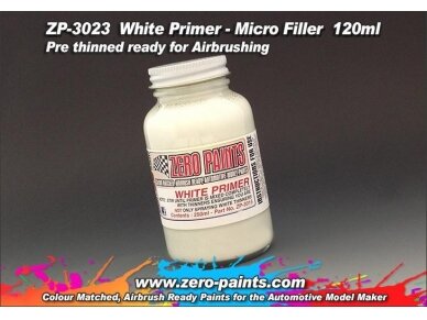 Zero Paints - White Primer 120ml. ZP-3023