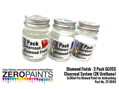 Zero Paints - Diamond Finish 2 Pack Gloss Clearcoat system 2-х компонентный лак 120ml, ZP-3043 3